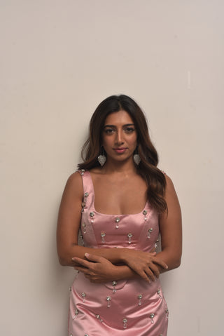 Haut blazer en cristal