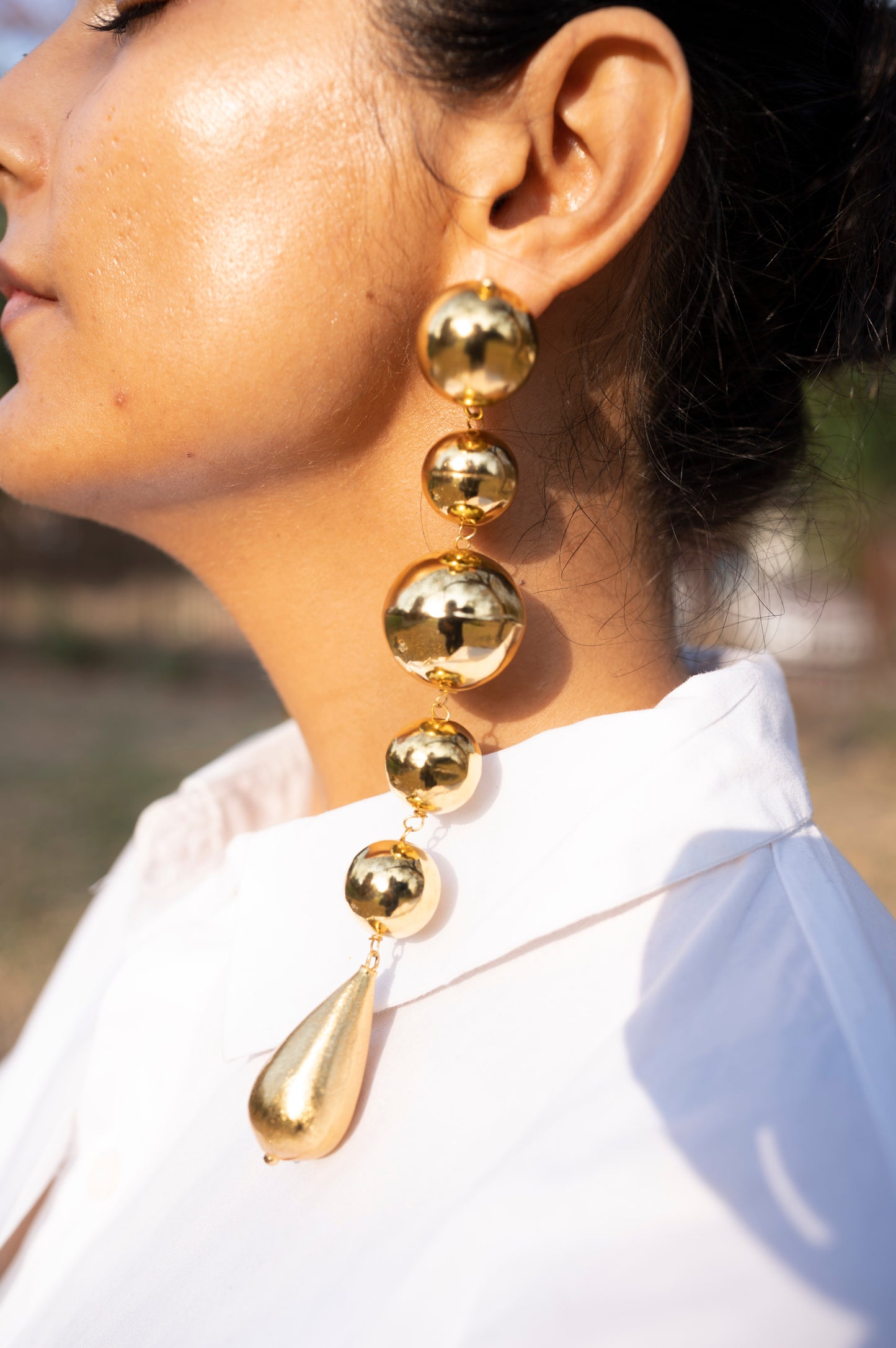 Sun Sin Drop Earrings