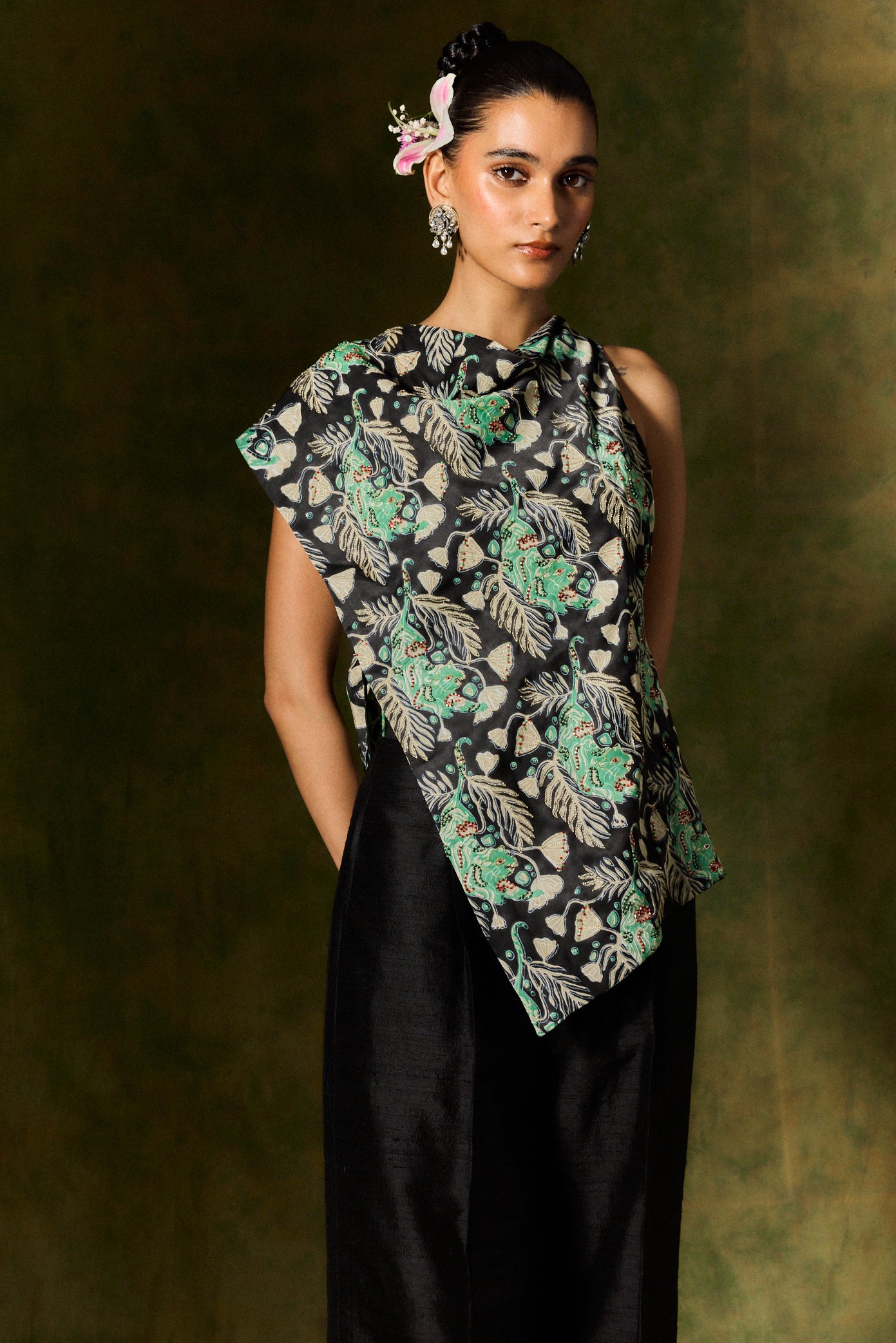 Gulsher Silk Blouse