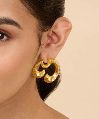 Coral Wave Mini Studs