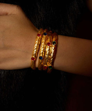 Mob Wife Studded Cuff Set