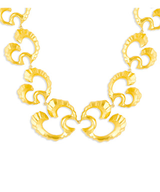 Bold Coral Statement choker