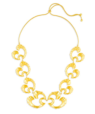 Bold Coral Statement choker