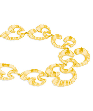 Bold Coral Statement choker