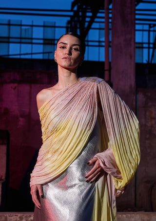 The Infrared Saree Dress