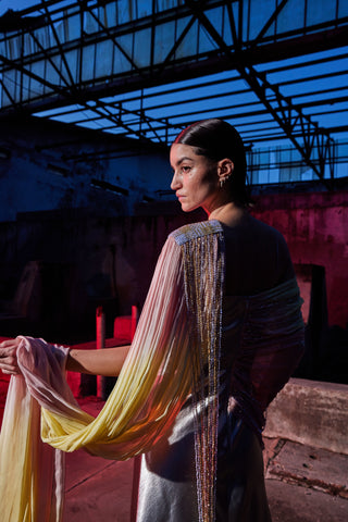 The Infrared Saree Dress
