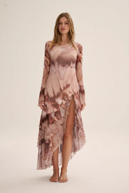 Chapola Dress Print Cafe
