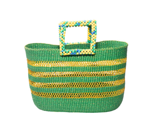 Ayann Straw Basket Bag