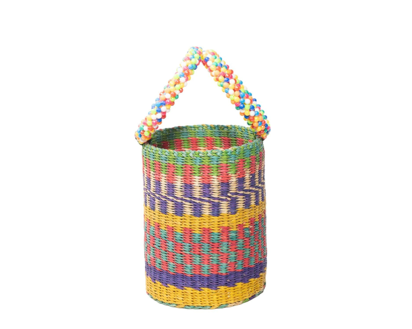 Nalah Straw Bucket Bag