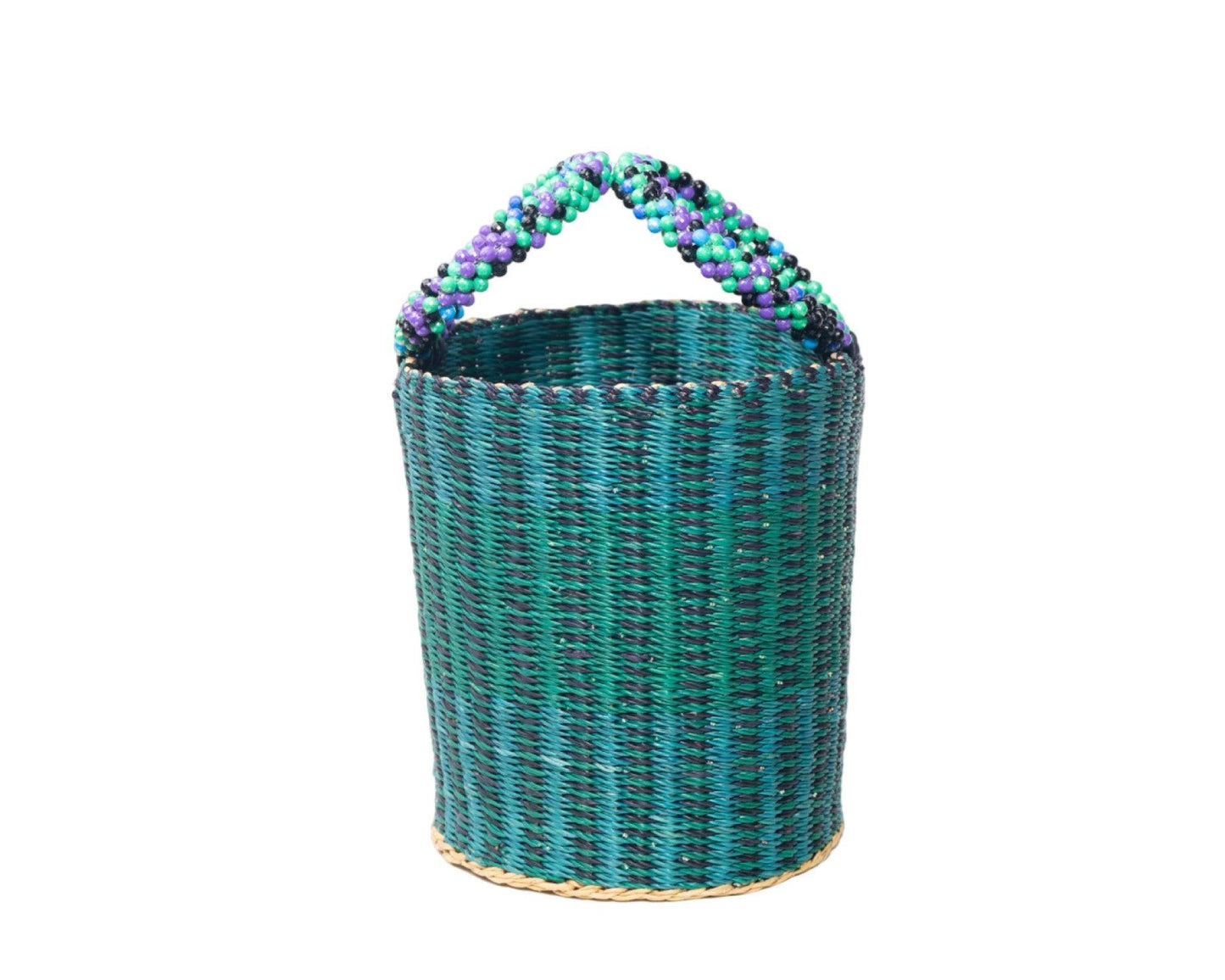 Inyene Straw Bucket Bag