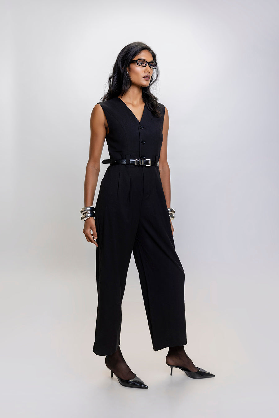 Noir Blazer Jumpsuit