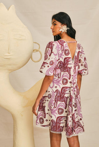 Cheriyal Handloom mini dress