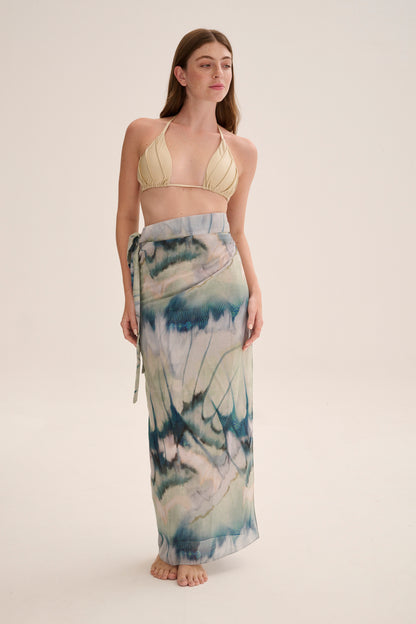 Pareo Skirt In Print Cafe