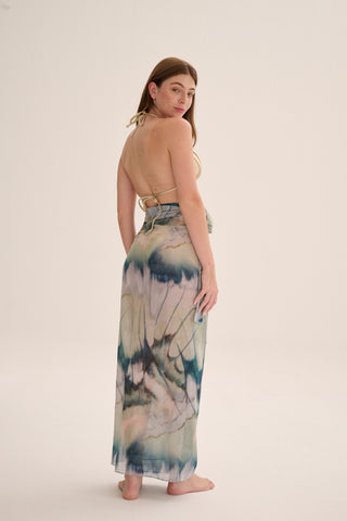 Pareo Skirt In Print Cafe
