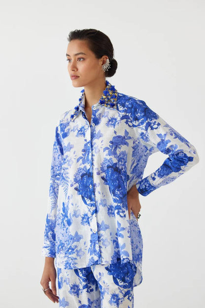 Chintz Shirt & Trousers Co-ord Set