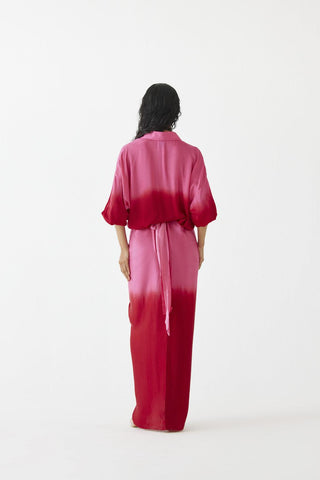 Shirt Draped Dress