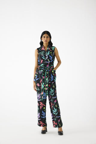 Black Botanica Blazer & Trousers