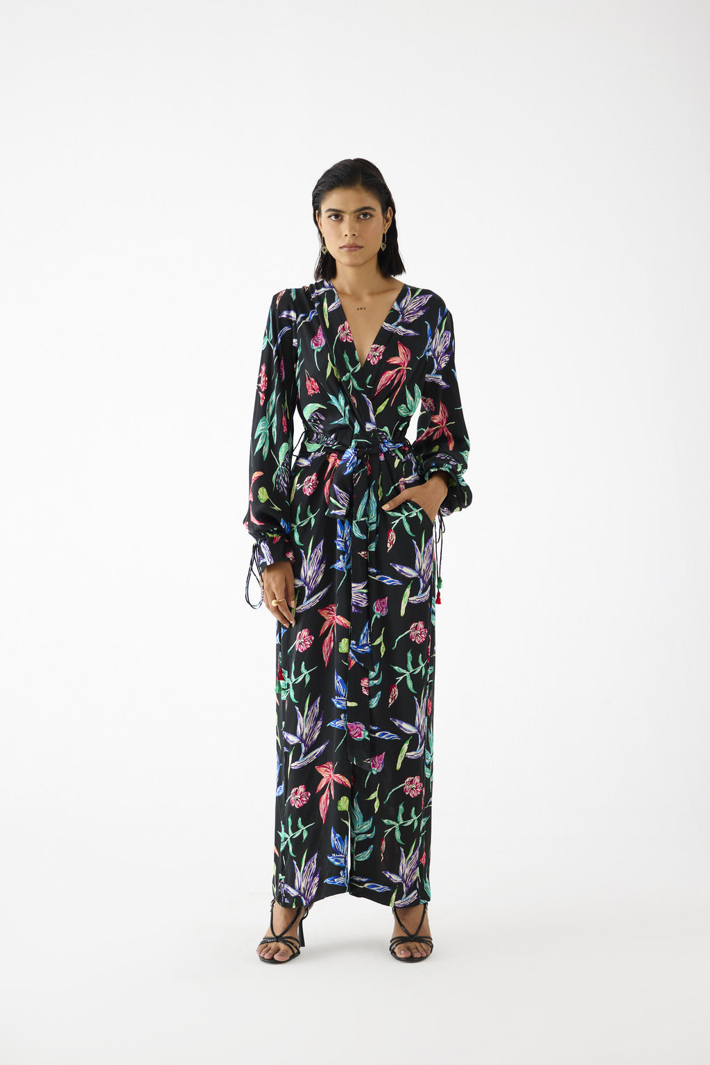 Black Botanica Jumpsuit