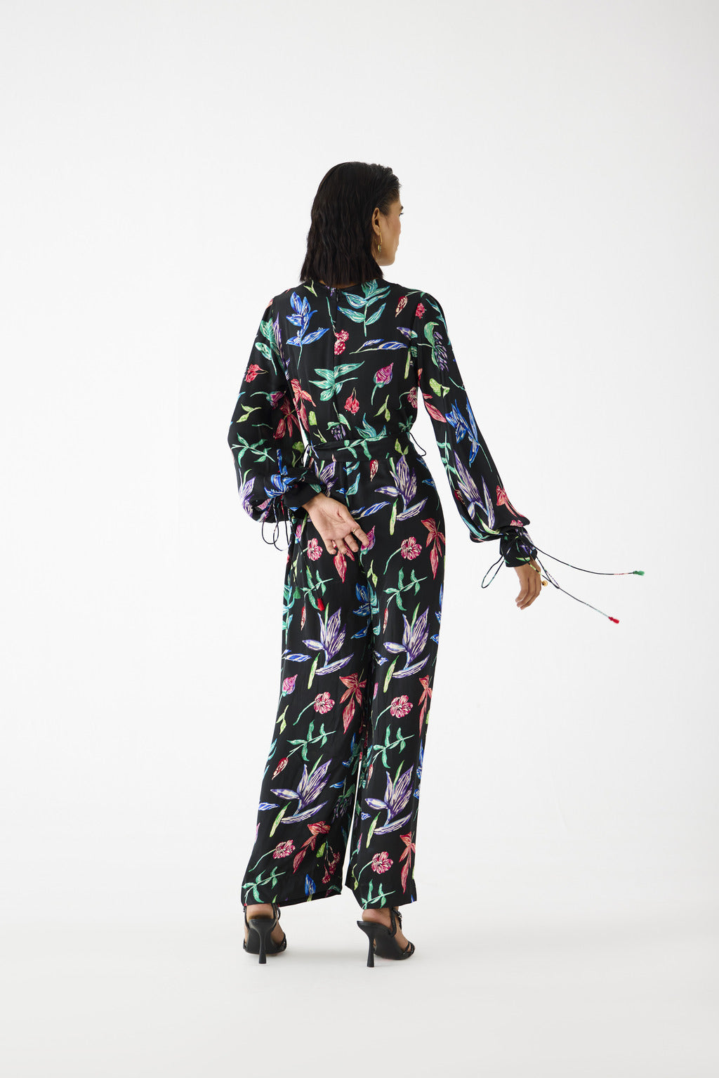 Black Botanica Jumpsuit