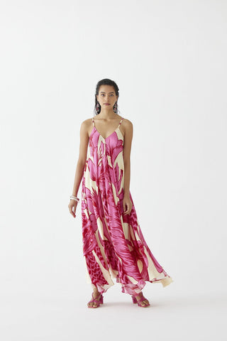 Pink Aphrodite Strappy Dress