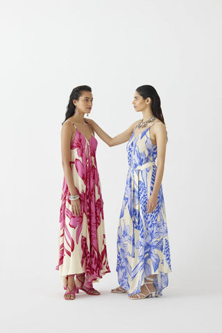 Pink Aphrodite Strappy Dress