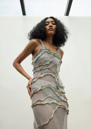 The Rippling Gauze Dress