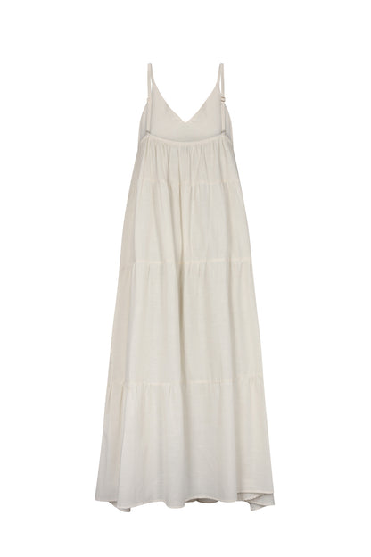 Tiempos Dress Beige