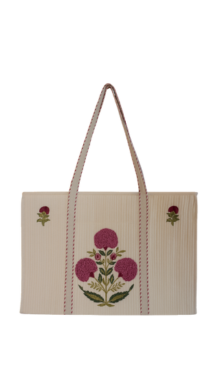 Champa Quilted Tote Bag