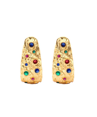 Mob Wife Studded Hoop