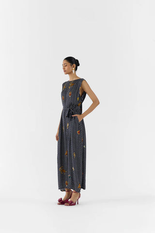 Onyx Polka Dot Jumpsuit