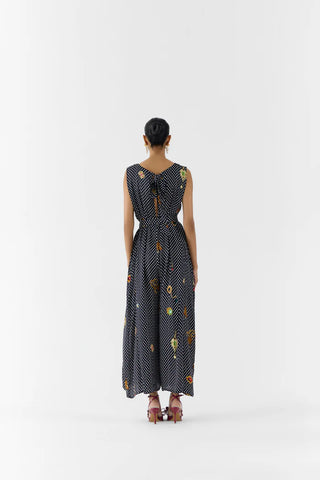 Onyx Polka Dot Jumpsuit