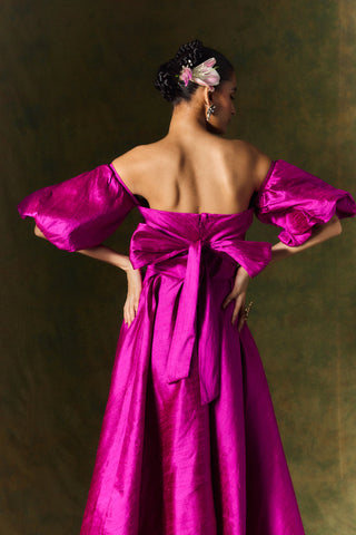 Surahi Silk Dress