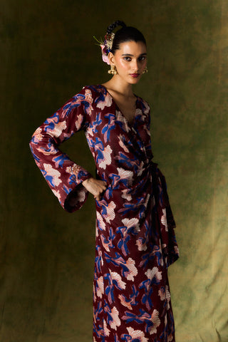 Robe Cheriyal tissée à la main